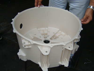 Washing machine injection molded products