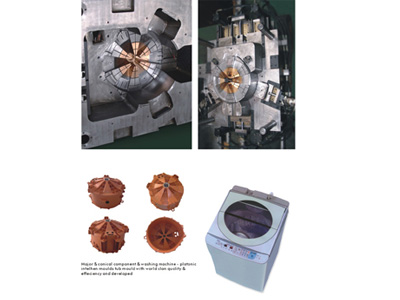 Washing machine impeller injection mold