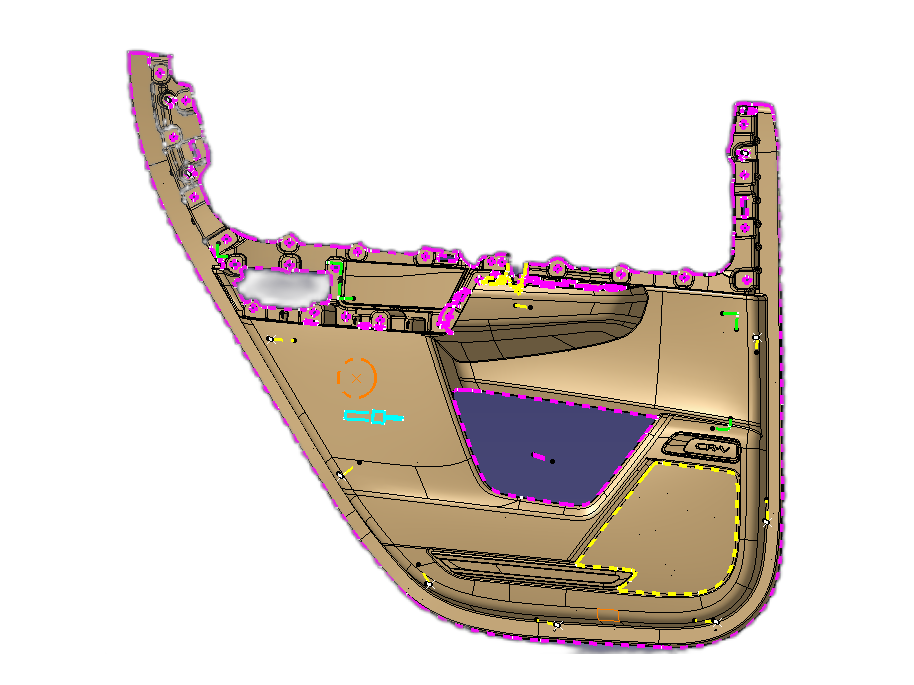 SL21-103(Rear left door body)