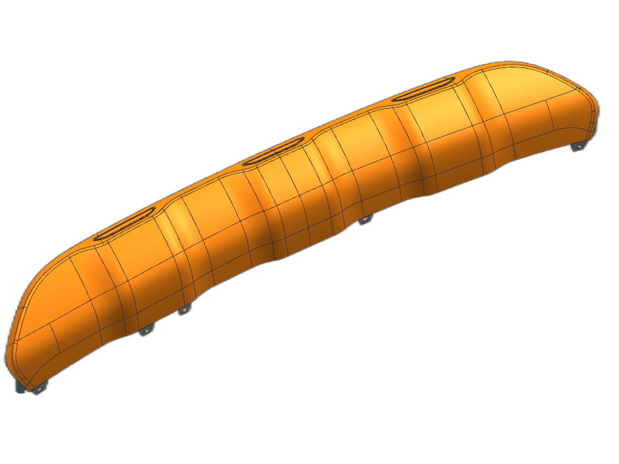 XL201703-005(Front bumper lower guard)