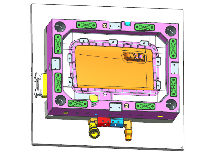 SL21-134(Outer panel of glove box door)
